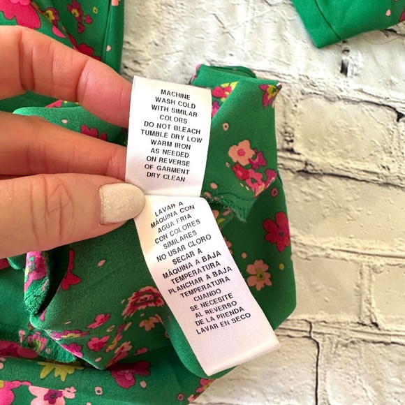 Wisp Green Floral Dresss - Picture 11 of 15